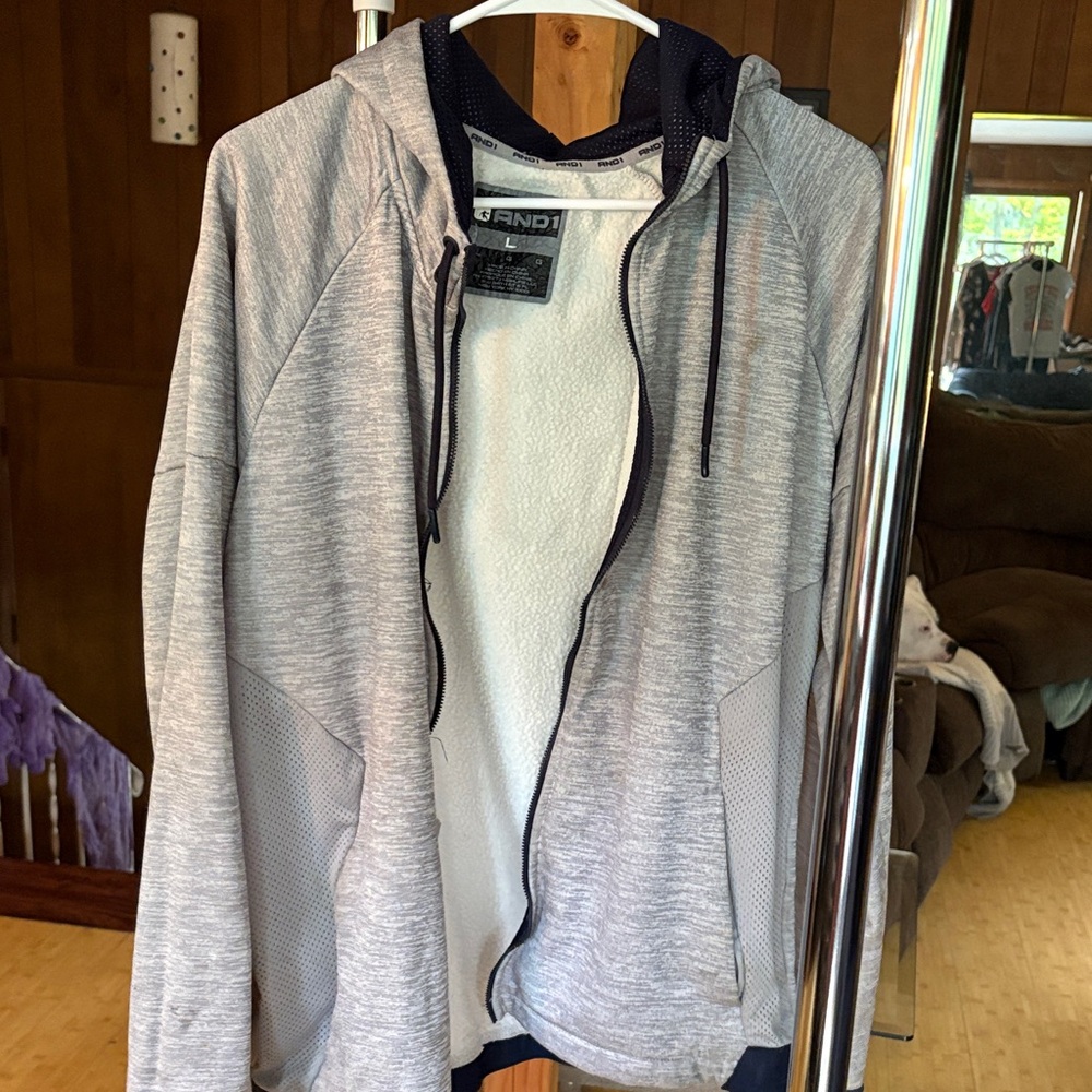 And1 Gray Lightweight Jacket